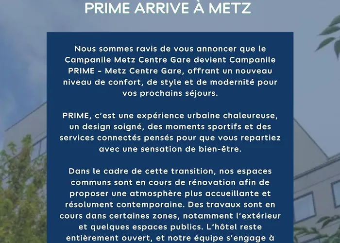 Campanile Prime - Centre Gare Metz